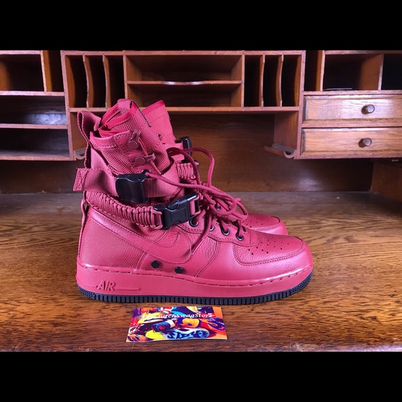 WMNS Nike SF AF1 High Top Pink/Black Size 10 - Picture 2 of 5